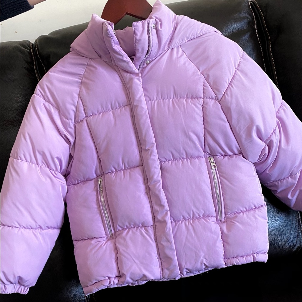 ZARA KIDS PUFFER JACKET IN PASTEL PURPLE!!🔥🔥